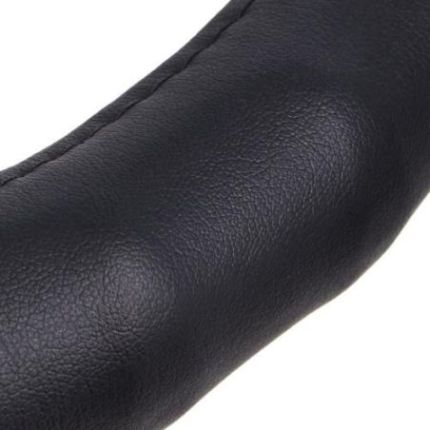 Чехол руля VLOD-L06 BK S черн/БО/один шов/кожа фото