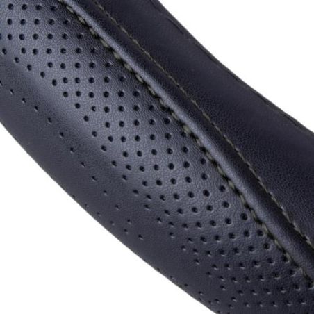 Чехол руля VLOD-L2160 BK M черн/БО/один шов/кожа фото