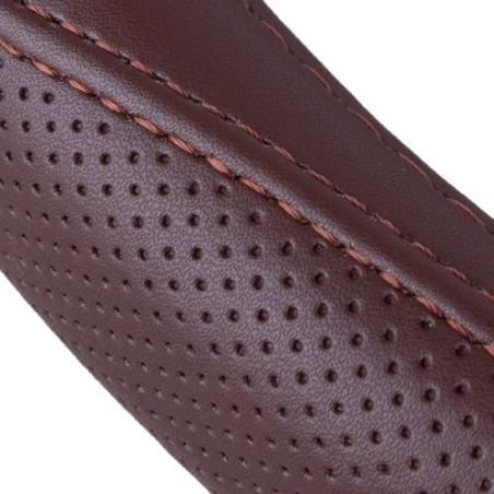 Чехол руля VLOD-LF2161 BR M кор/БО/один шов/кожа/flat фото