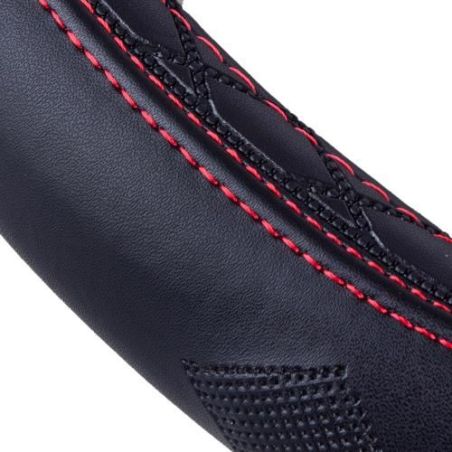 Чехол руля VLOD-L2163 BK M черн/БО/один шов/кожа фото