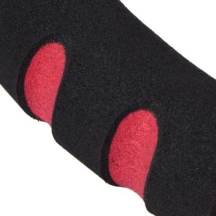 Чехол руля эластичный черный/красный (F 14023- F16 RD) фото