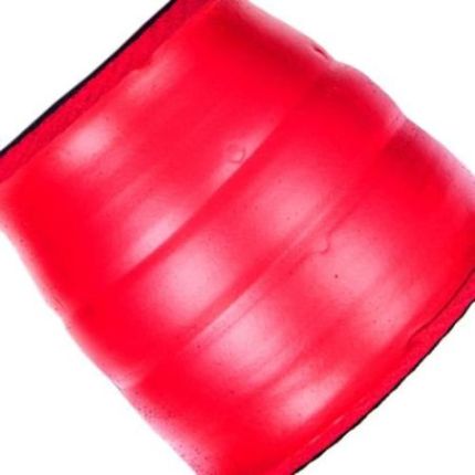 Чехол руля эластичный черный/красный (F 14023- F16 RD) фото