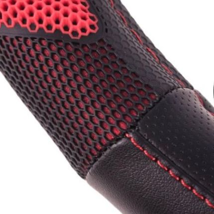 Чехол руля черный/красный (VLU-1808010 BK/RD M) фото