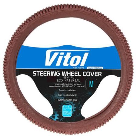 Чехол руля коричневый (VLU-1806009 BR M) фото