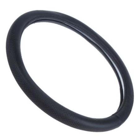 Чехол руля черный один шов (VLOD-NPUC980 BK M) фото