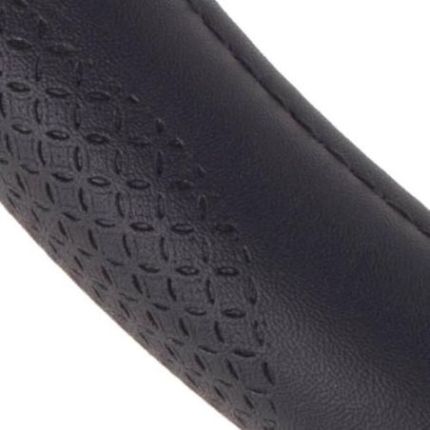 Чехол руля черный один шов (VLOD-NPUC980 BK M) фото