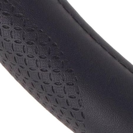 Чехол руля черный один шов (VLOD-NPUC980 BK M) фото