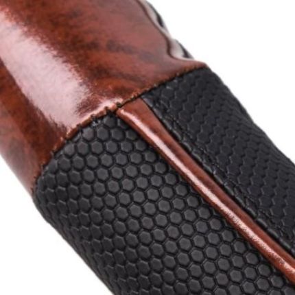 Чехол руля черный (Ш-163026/4 BK/BK M) фото