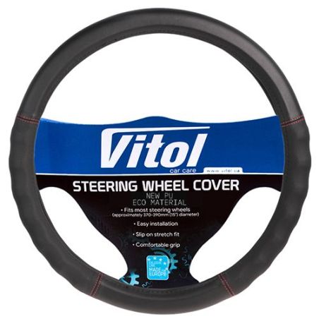 Чехол руля черный (VLU-1909339 BK M) фото