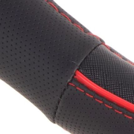 Чехол руля новый (Ш-203064/4 BK/RD M) фото