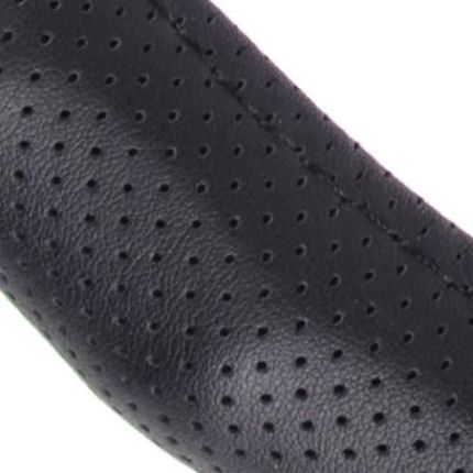 Чехол руля черный один шов перфорация (VLOD-NPU892 BK L) фото