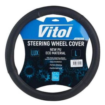 Чехол руля черный (VLOD-HC15 Bk L) фото