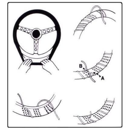 Чехол руля дермантин для Газели (927-1) фото
