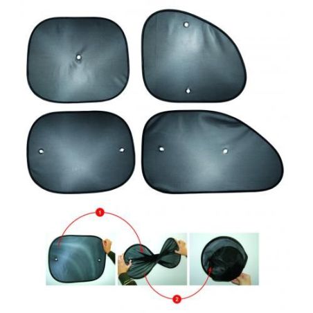 Шторка на присосках TH-306S на заднее стекло (трапеция) фото