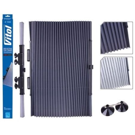 Шторка солнцезащитная "гармошка" 80 х 155см (AF-15580) фото