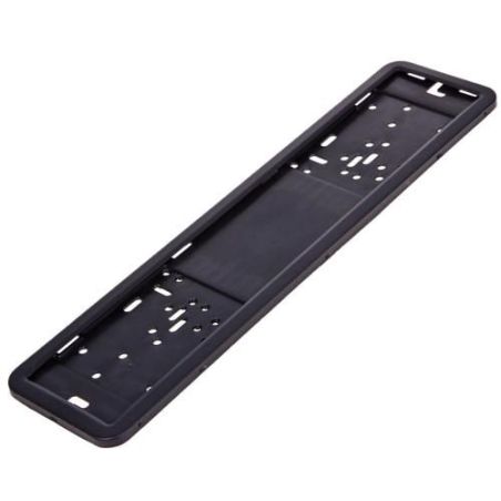 Рамка номера нержавейка чёрная Vitol РН-70050 фото