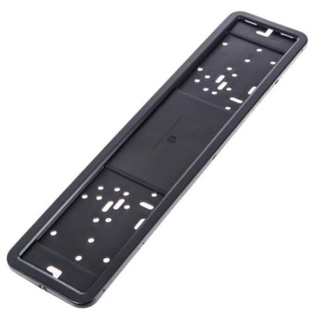 Рамка номера нержавейка чёрная Штурмовик РНШ-19070 фото