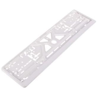 Рамка номера пластик біла (РНШ-14050) фото 2