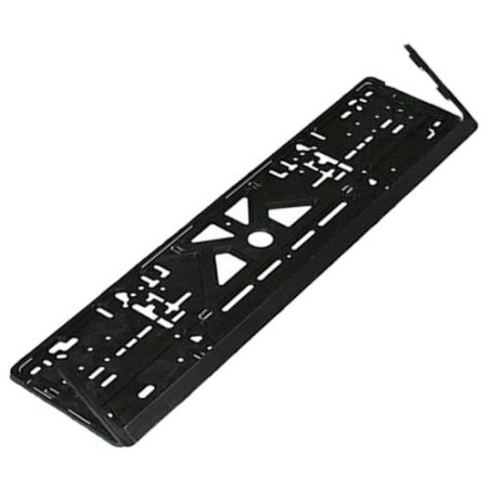 Рамка номера пластик черная в кульке (Укр) фото