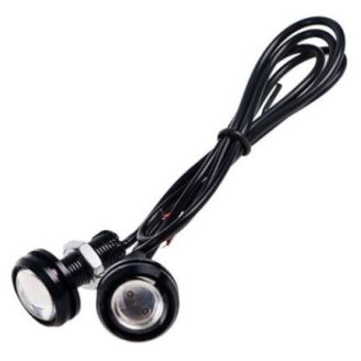 Болти для кріплення номера з підсвіткою 18-COB 12V чорні 2шт.  Red (AG-09115/ 48640) фото