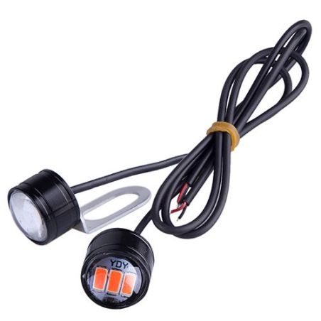 Болты для крепления номера с подсветкой 5630-3SMD 12V чёрные 2шт. Red (AG-5630-3SMD R) 60348 фото