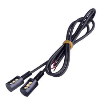 Болти для кріплення номера з підсвіткою 5630-3SMD 12V чорні 2шт. White (AG-5630-3SMD W) фото