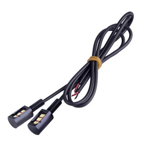 Болты для крепления номера с подсветкой 5630-3SMD 12V чёрные 2шт. White (AG-5630-3SMD W) фото