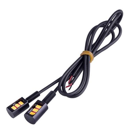 Болты для крепления номера с подсветкой 5630-3SMD 12V чёрные 2шт. Yellow (AG-5630-3SMD Y) фото