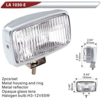 Фара дополнительная DLAA 1030E-W хром/H3-12V-55W/163*88mm (LA 1030E-W) фото