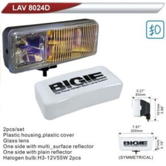 Фара дополнительная DLAA 8024D-RY/BIGIE/2хH3-12V/200*81mm/крышка (LAV 8024D-RY) фото