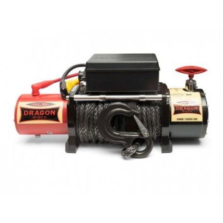 Электрическая лебедка (синтетический трос) Dragon Winch Maverick 12000HDs фото