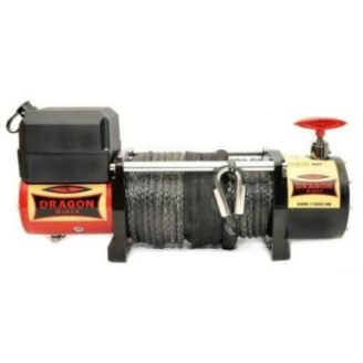 Электрическая лебедка Dragon Winch Maverick 13000HDs (синтетический трос) фото