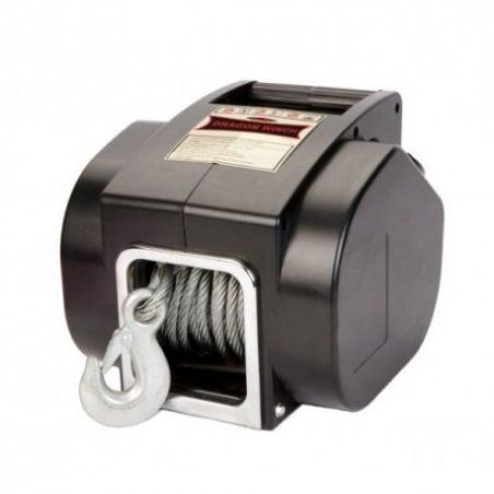 Переносна електрична лебідка Dragonwinch 5000 (Сталевий трос) фото