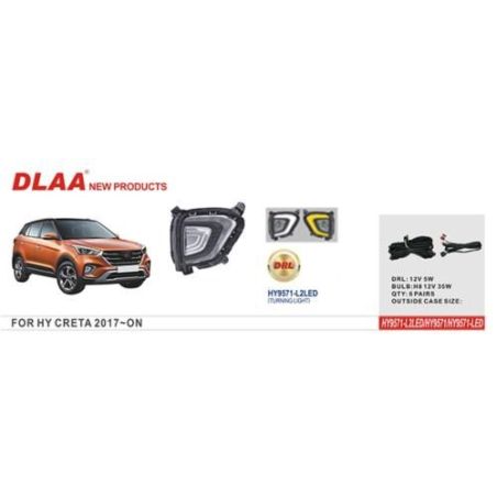 Протитуманні фари для Hyundai IX25/CRETA 2017+ (DLAA HY-9571-LED) фото