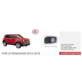 Противотуманные фары для Jeep Renegade 2015-2018 (DLAA JP-242) фото