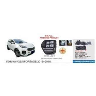 Противотуманные фары для Kia Sportage 2016-2018 (DLAA KA-166-LED-2) фото