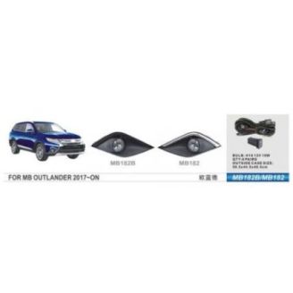 Противотуманные фары для Mitsubishi Outlander 2015-2018 (DLAA MB-182) фото