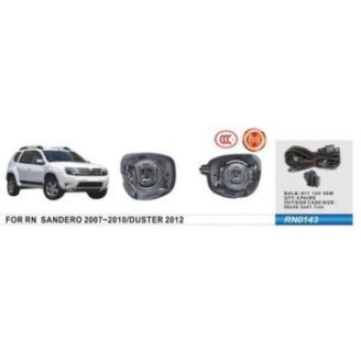 Противотуманные фары для Renault Duster 2010-2015/Sandero 2007-2010 (DLAA RN-0143) фото
