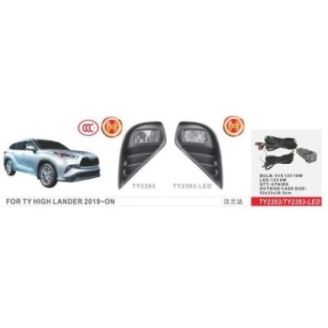 Противотуманные фары для Toyota Highlander 2019+ (DLAA TY-2393) фото 2