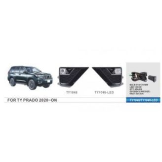 Противотуманные фары для Toyota Prado FJ150 2020+ (DLAA TY-1046-LED) фото 2