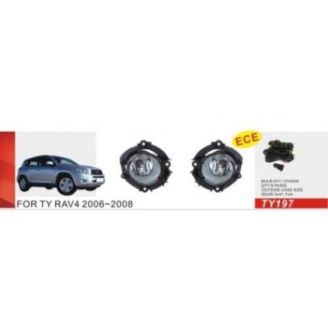 Противотуманные фары для Toyota RAV-4 2005-2008 (DLAA TY-197) фото 2