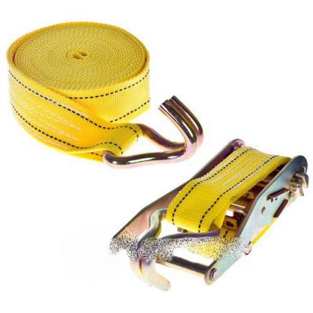 Ремень стяжной Vitol 5 тонн 8 м 50 мм (крюк-крюк) фото