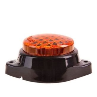 Повторитель габарита (круглый) 6 LED 12/24V желтый 35*50*80 мм GERAY (201614-S) фото