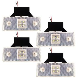 Повторитель габарита "Euro side" диод, кронштейн белый (OS 101/Z-24/Тур  47312) фото