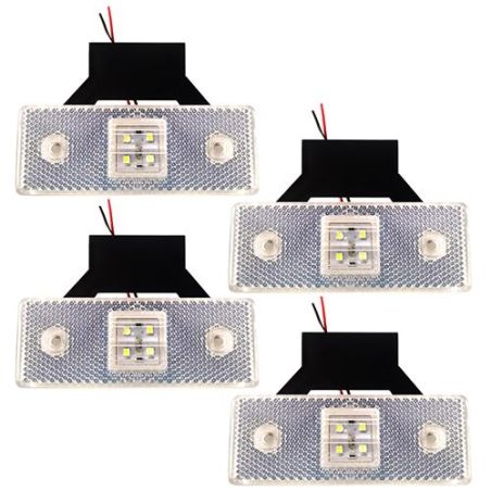 Повторитель габарита "Euro side" диод, кронштейн белый (OS 101/Z-24/Тур  47312) фото