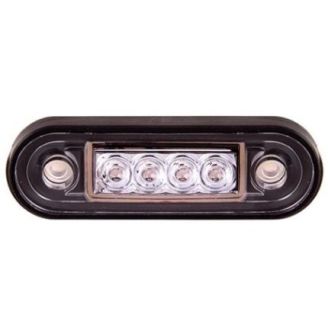 Повторитель габарита (палец двойной) 4 LED 12/24V красный 85*10*25мм (TH-0012-red) фото