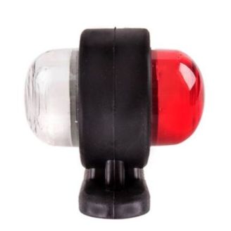 Габарит бело-красный 3 LED 12/24V малый на ножке 55*48*53мм (TH-300) фото