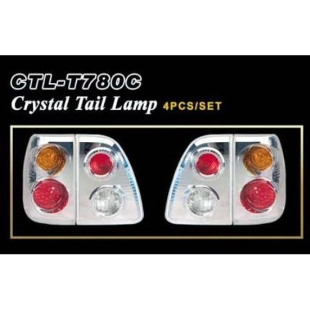 Фари-стоп Toyota Land Cruiser 100 1998-2004 LED/Crystal 4шт (DLAA CTL-T780C) фото