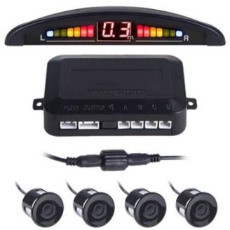 Парктронік Pulso LP-10140/LED/4 датчика D22mm/конектор/black (LP-10140-black) фото