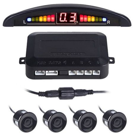 Парктронік Pulso LP-10140/LED/4 датчика D22mm/конектор/black (LP-10140-black) фото